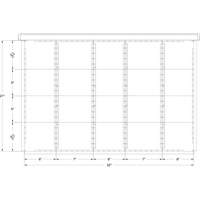 Cabinet d'entreposage &agrave; tiroirs int&eacute;gr&eacute; Interlok Quali-T-Solutions