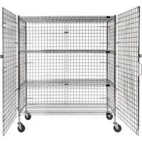 Chariot de s&eacute;curit&eacute;, Chrom&eacute;, 60" x 69" x 24", Capacit&eacute; 500 lb Quali-T-Solutions
