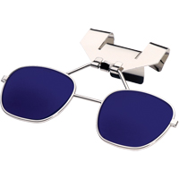 Lentilles sur pince pivotante Klip Lift s&eacute;rie 880 d'Uvex pour visi&egrave;re de casque de s&eacute;curit&eacute; Quali-T-Solutions