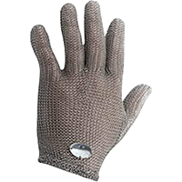 Mesh Glove, Size 6/X-Small, Stainless Steel Shell, ANSI/ISEA 105 Level 5 Quali-T-Solutions