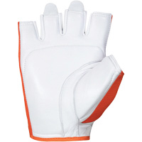 Gants Vibrastop demi-doigts antivibrations, Taille Moyen, Paume Ch&egrave;vre Quali-T-Solutions