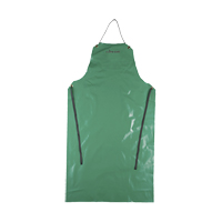 A43 48 Tablier ignifug&eacute; CA-43, Polyester/PVC, 29" lo x 48" la, Vert Quali-T-Solutions