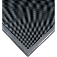 Sanitizing Footbath Mat No. 222, Rubber, 2' W x 2-2/3' L x 1/2" Thick, Black Quali-T-Solutions