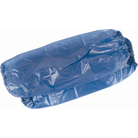 Manchettes l&eacute;ger, Longueur de 18", Vinyle, Bleu Quali-T-Solutions