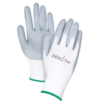 Gants l&eacute;gers enduits et respirants, 8/Moyen, R&ecirc;vetement Mousse de nitrile, Calibre 13, Enveloppe en Polyester Quali-T-Solutions