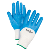 Gants enduits et tricot&eacute;s sans coutures de poids moyen, 8/Moyen, R&ecirc;vetement Nitrile, Calibre 13, Enveloppe en Coton Quali-T-Solutions