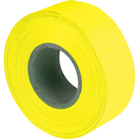 Flagging Tape, 1.2" W x 150' L, Fluorescent Yellow Quali-T-Solutions