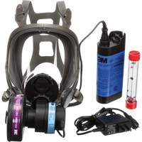 Appareils de protection respiratoire (APR) &agrave; &eacute;puration d'air motoris&eacute; port&eacute;s sur le visage Powerflow, Respirateur &agrave; masque, Pile NiCd Quali-T-Solutions