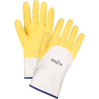 Gants enduits au fini rugueux, 10/T-Grand, R&ecirc;vetement Latex de caoutchouc, Enveloppe en Coton Quali-T-Solutions