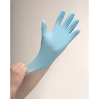 Puncture-Resistant Examination Gloves, X-Small, Nitrile, 4.5-mil, Powder-Free, Blue Quali-T-Solutions