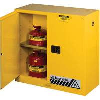 Armoires Sure-Grip EX pour produits inflammables, 30 gal., 2 Porte(s), 43" La x 44" h x 18" p Quali-T-Solutions