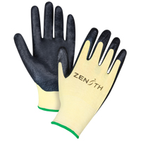 Gants r&eacute;sistants &agrave; la coupe avec prise sup&eacute;rieure, Taille Moyen/8, Calibre 13, Rev&ecirc;tement Mousse de nitrile, Enveloppe en Aramide, ANSI/ISEA 105 niveau 3/EN 388 niveau 5 Quali-T-Solutions
