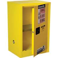 Sure-Grip&reg; EX Compac Flammable Safety Cabinet, 12 gal., 1 Door, 23.25" W x 35" H x 18" D Quali-T-Solutions
