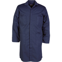 Lab Coat, Poly-Cotton, 46, Navy Blue Quali-T-Solutions