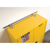Seismic Bracket for Sure-Grip&reg; Ex Flammable Storage Cabinet Quali-T-Solutions