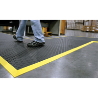 Tapis Rejuvenator Connect No 502, Polyur&eacute;thane, 3' la c, 3' lo, 5/8" &eacute;paisseur, Noir Quali-T-Solutions