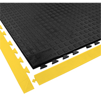 Tapis Rejuvenator Connect No 502, Polyur&eacute;thane, 3' la c, 3' lo, 5/8" &eacute;paisseur, Noir Quali-T-Solutions