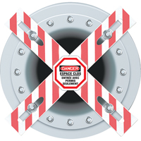 Danger Man-Way Cross Barrier Quali-T-Solutions