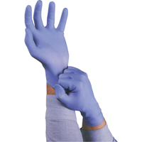 TouchNTuff&reg; 92-675 Gloves, Small, Nitrile, 5-mil, Powder-Free, Blue Quali-T-Solutions