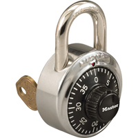Padlock, Combination, Hardened Steel, 1-7/8" Width Quali-T-Solutions