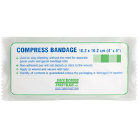 Compress (Pressure) Bandages - Sterile, 4-1/4" L x 3-1/2" W Quali-T-Solutions