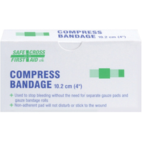 Compress (Pressure) Bandages, 4" L x 4" W Quali-T-Solutions