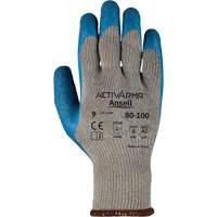 ActivArmr&reg; 80-100 Gloves, 9/Large, Rubber Latex Coating, 10 Gauge, Polyester/Cotton Shell Quali-T-Solutions