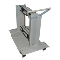 Supports mobiles pour bouteilles, Roues Polyol&eacute;fine, Base de 24" la x 40" lo, 1600 lb Quali-T-Solutions