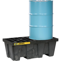 EcoPolyBlend Spill Control Pallets - Without Drain, 66 US gal. Spill Capacity, 49" x 25" x 18" Quali-T-Solutions