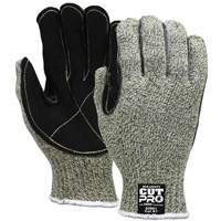 Gants r&eacute;sistants aux coupures Hero, Taille Petit/7, Calibre 7, Enveloppe en Acier inoxydable/Kevlar/PEHD, ANSI/ISEA 105 niveau 4 Quali-T-Solutions