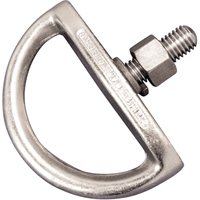 Boulon d'ancrage permanents en D de Miller, Boulonn&eacute;/Anneau en D, Usage Permanent Quali-T-Solutions