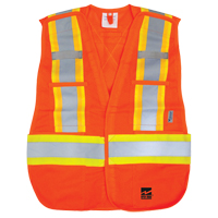 Veste d&eacute;tachable Open Road, Orange haute visibilit&eacute;, Polyester Quali-T-Solutions