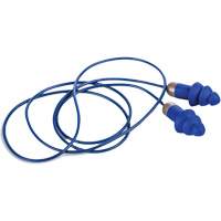Bouchons d'oreille r&eacute;utilisables et d&eacute;tectable Rockets, Avec cordon, Taille unique, Vrac - &eacute;tui en plastique, NRR dB 27 Quali-T-Solutions