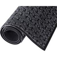 Tapis de couloir Tire-Track, Essuie-pieds/grattoir, 4' x 6' x 3/8", Charbon Quali-T-Solutions