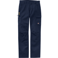 Pantalons performance pour atelier, Toile/Coton/Polyester, Bleu marine, Taille 30, Entrejambe 37 Quali-T-Solutions