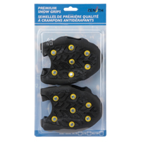 Heavy-Duty Anti-Slip Ice Cleats, Steel, Stud Traction, Medium Quali-T-Solutions