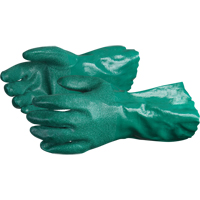Gants Chemstop avec prise en poudre de c&eacute;ramique, Taille Moyen/8, 12" lo, Nitrile, Doublure en Jersey de coton, 40-mil Quali-T-Solutions