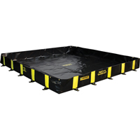 Bermes Rigid-Lock QuickBerm, Capacit&eacute; 745 gal. US, 10' la x 10' lo x 12" h, Paroi &agrave; piquets Quali-T-Solutions