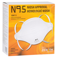 Respirateur contre les particules, N95, Certifi&eacute; NIOSH, Moyen/grand Quali-T-Solutions