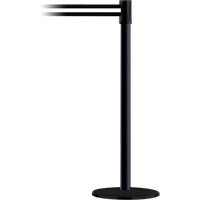 Poteau receveur robuste &agrave; ligne double, Hauteur de 38", Jaune Quali-T-Solutions