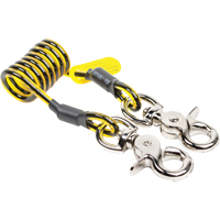 Coil Tool Tether, Coil, Dual Latch Quali-T-Solutions