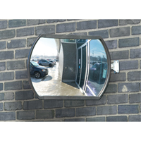 Miroir convexe rectangulaire/rond avec bras t&eacute;lescopique, 12" h x 18" la, Int&eacute;rieur/Ext&eacute;rieur Quali-T-Solutions