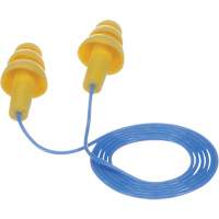 E-A-R Ultrafit Premolded Earplugs, Corded, Bulk - Polybag, 25 dB NRR, One-Size Quali-T-Solutions