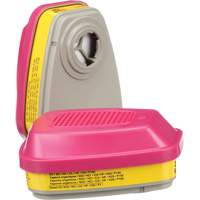 Cartouches pour respirateur s&eacute;rie 6000, Cartouche gaz/vapeur, Vapeurs organiques/Gaz acides/P100 Quali-T-Solutions