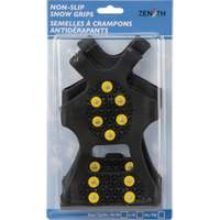Anti-Slip Ice Cleats, Steel, Stud Traction, Medium Quali-T-Solutions