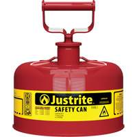 Bidons s&eacute;curitaires, Type I, Acier, 1 gal. US, Rouge, Homologu&eacute; FM/List&eacute; UL/ULC Quali-T-Solutions