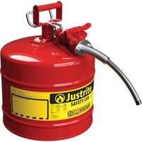 Bidons s&eacute;curitaires AccuFlow, Type II, Acier, 1 gal. US, Rouge, Homologu&eacute; FM/List&eacute; UL/ULC Quali-T-Solutions