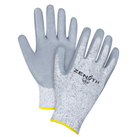 Gants &eacute;lastiques sans coutures r&eacute;sistants &agrave; la coupe, Taille 2T-Grand/11, Calibre 13, Rev&ecirc;tement Nitrile, Enveloppe en PEHP, ANSI/ISEA 105 niveau 2/EN 388 niveau 3 Quali-T-Solutions
