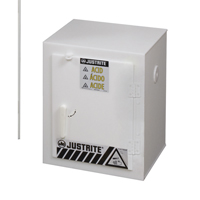 Armoires solides en poly&eacute;thyl&egrave;ne pour acides, 6 x 0,66043 gal., 17" x 22" x 17" Quali-T-Solutions