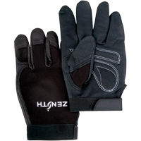 ZM300 Mechanic's Gloves, Grain Leather Palm, Size Medium Quali-T-Solutions